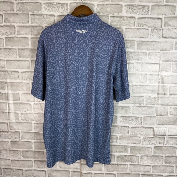 Straight Down Performance x Wolf Creek AOP Dice AOP Golf Polo Mens XL Stretch - Picture 5 of 8